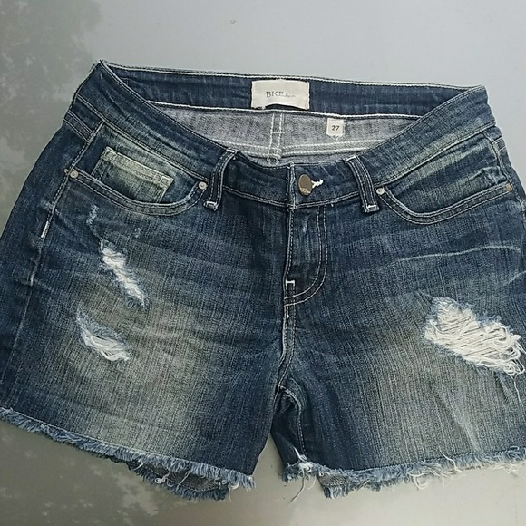 Buckle Pants - BKE Distressed Denim Shorts